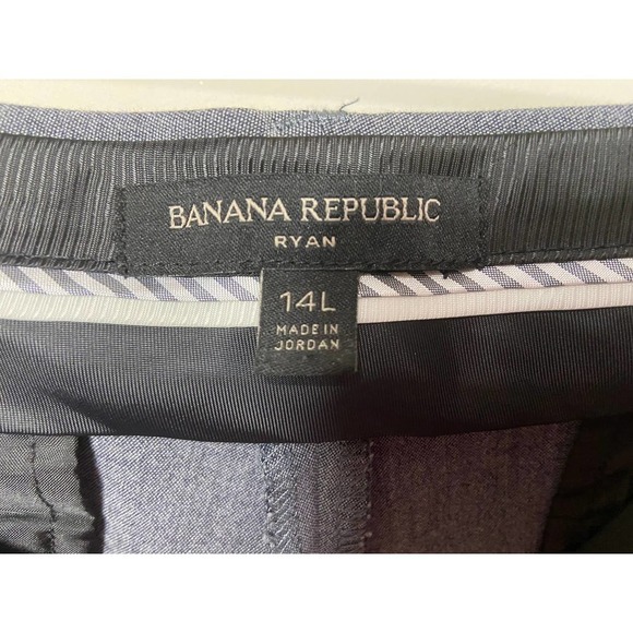 Banana Republic Gray Ryan Pants Size 14L - Picture 2 of 6